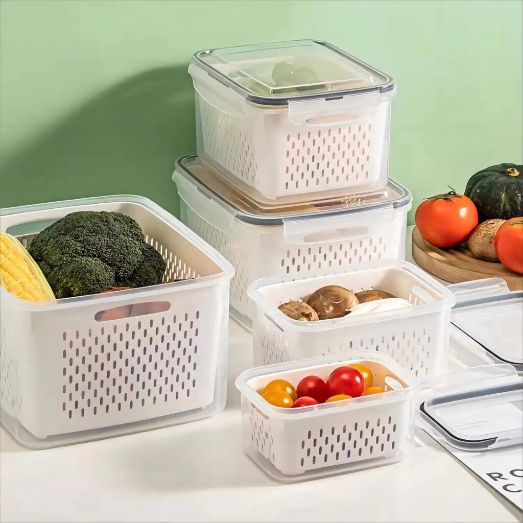 vegetable storage containers for refrigerator